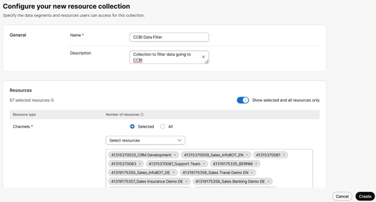 Configure a new Resource collections