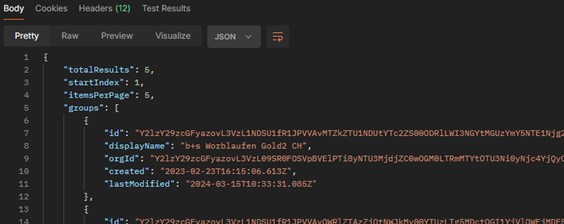 Testing API access for Webex Calling