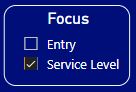 Focus filter