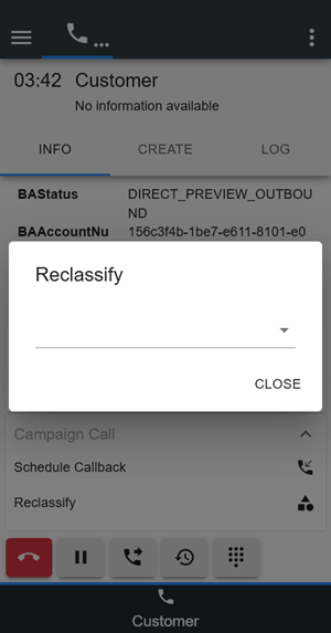Reclassify window