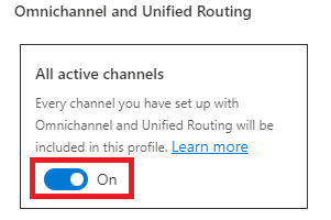 Profile Select Channel