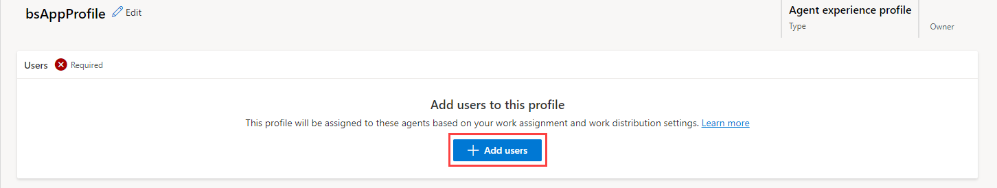 Profile Add Users