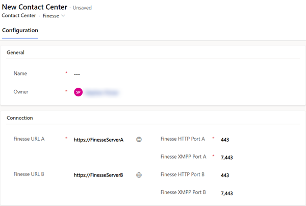 Finesse Server Configuration