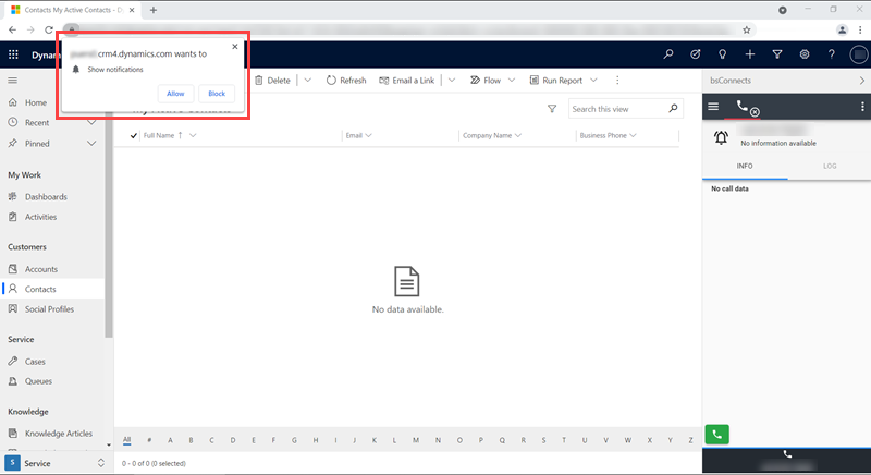 Allow desktop notifications
