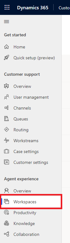 Workspaces