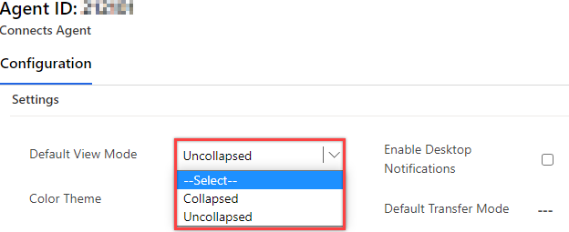 Choose Default View Mode
