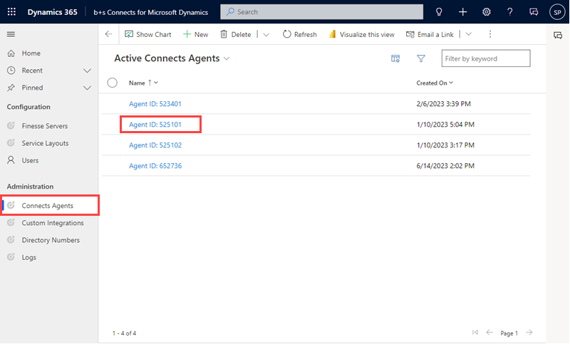Open Agent Settings