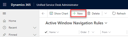 Create Navigation Rule