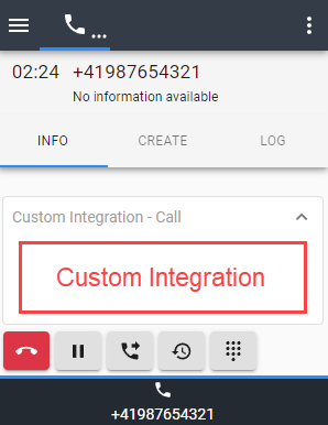 Custom Integration locations
