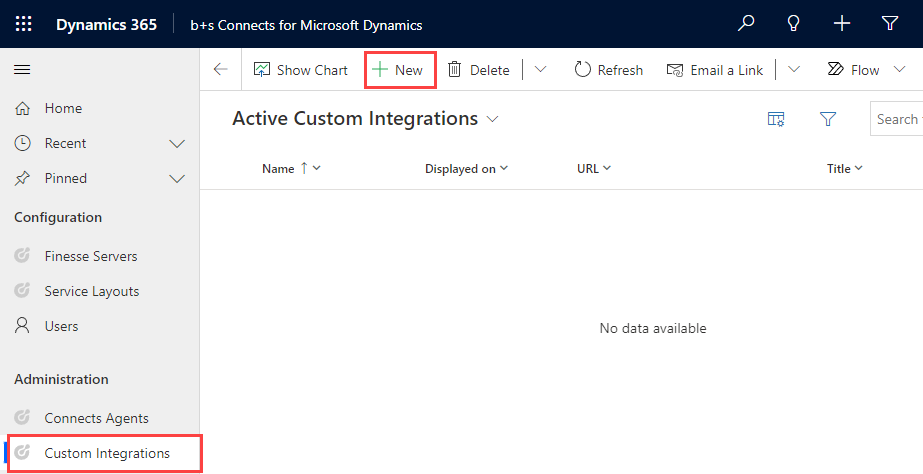Custom Integrations New