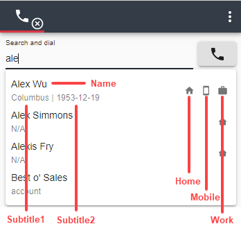 Directory-lookup layout configuration