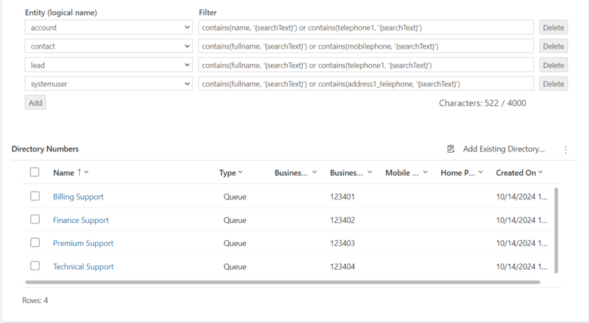 Directory Lookup