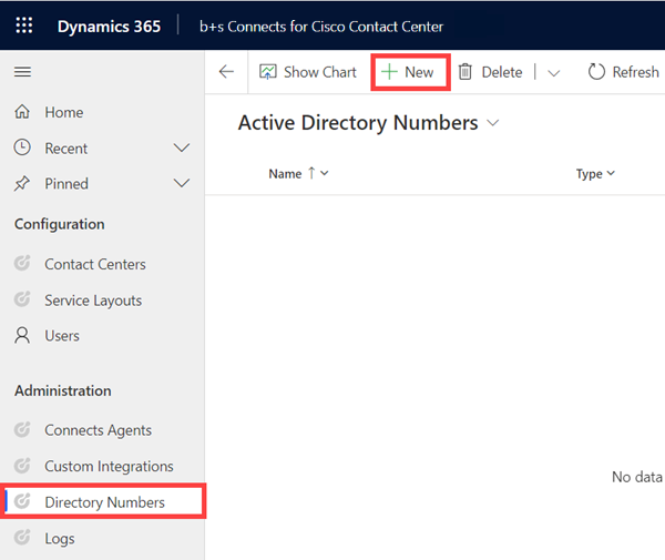 Directory Numbers New