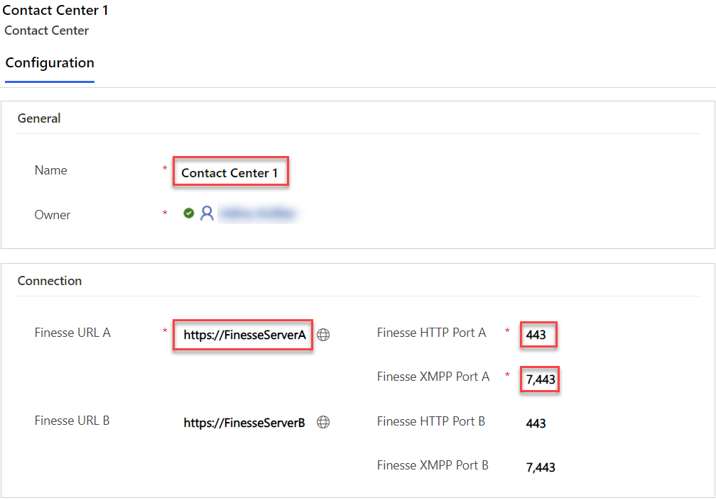 Finesse Server Configuration