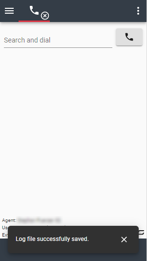 Uploads logs success