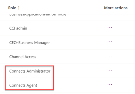 Power Platform Connects Roles