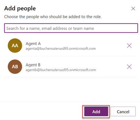 App Profile Add User List