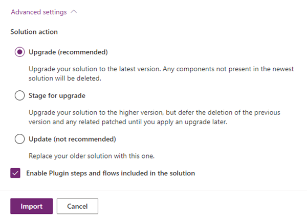 Advanced Settings
