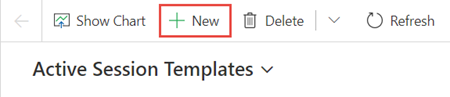 New Session Template