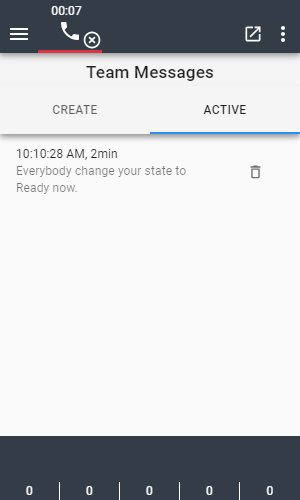Active Team Messages