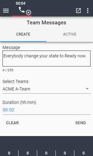 Create a new Team Message