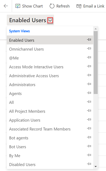 Users System Views