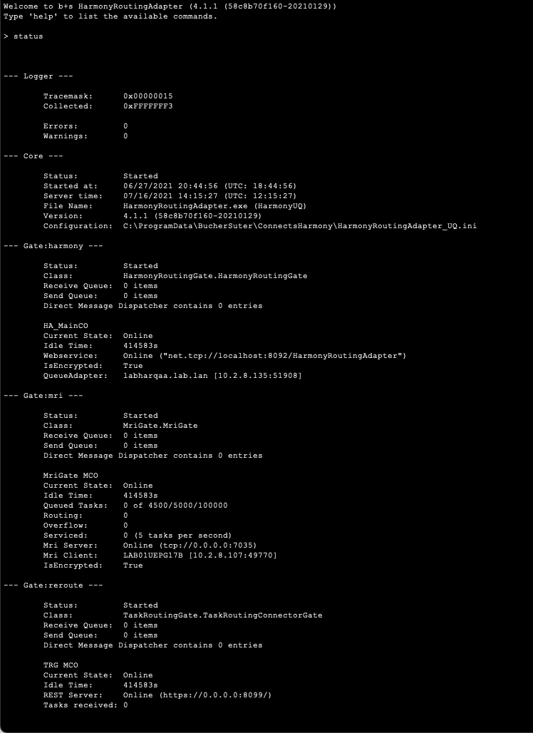 Startup Harmony Routing Adapter