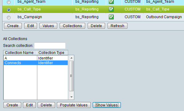 Value Lists within CUIC