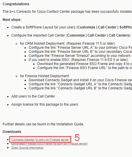 Download Connects Gadget Web Application
