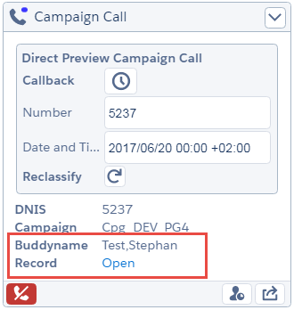 Outbound Campaign Call