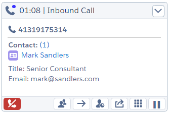 Sample Call Popup
