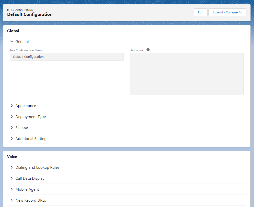 The new b+s Configuration Object with custom configuration wizard