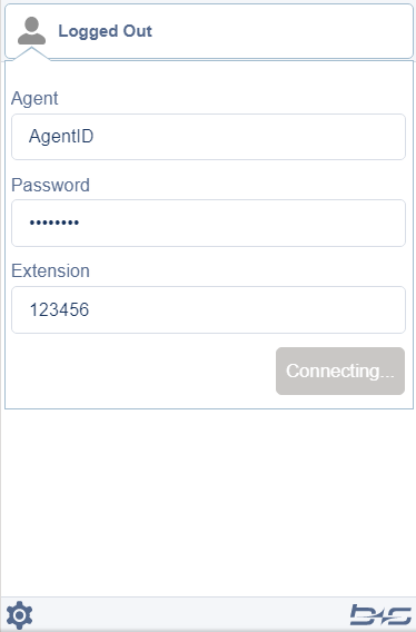Login button is greyed out with &quot;Connecting...&quot; text on login form