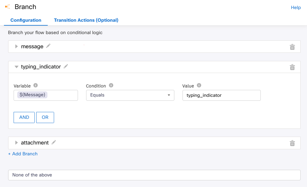 Typing Indicator Condition