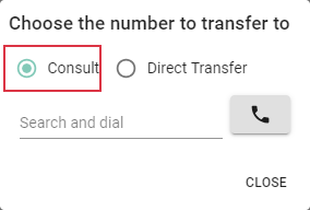 Consultation Call select