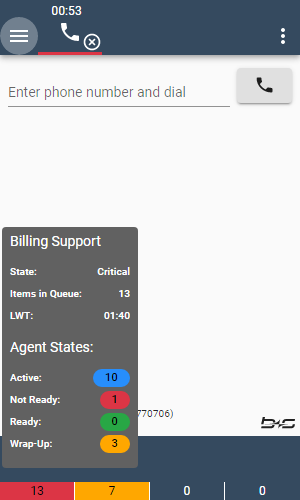 Queue Threshold Bar