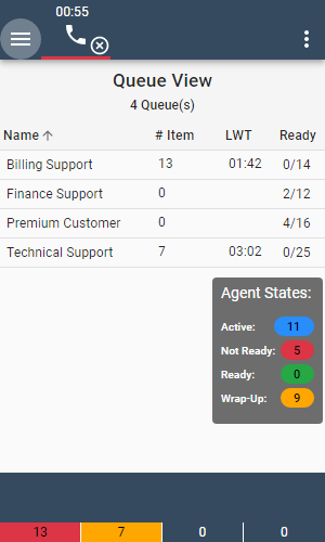 Queue View