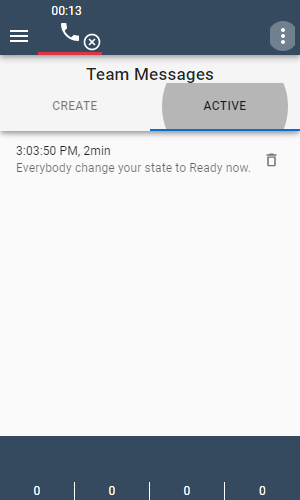 Active Team Messages