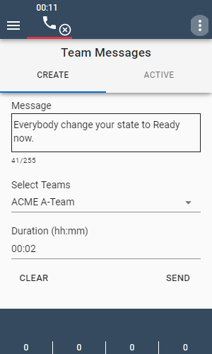 Create a new Team Message