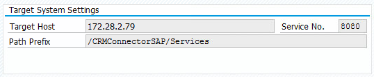 Target System Settings