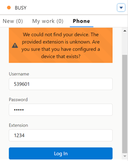 Could not reach device