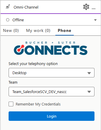 Choose desktop