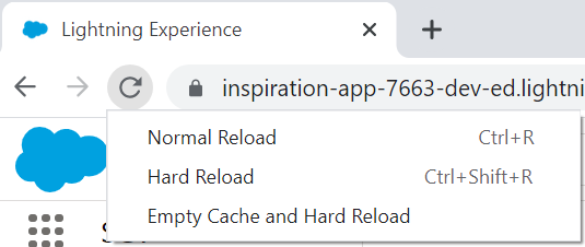 Empty cache and hard reload
