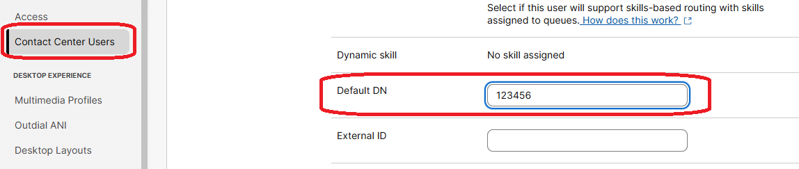 Configure Default DN