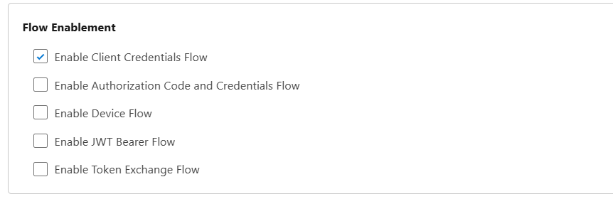 External Client App - Flow Enablement External Client App - Flow Enablement