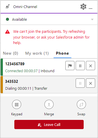 Reload page