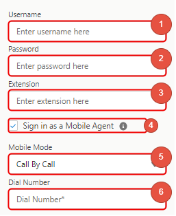 Mobile Agent Login