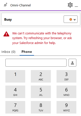 Generic Error Message