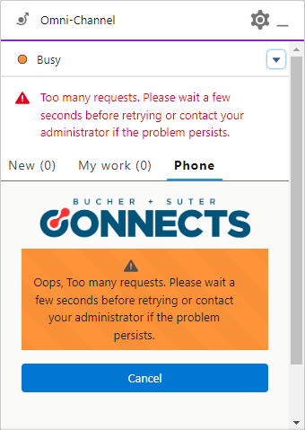 Too many requests