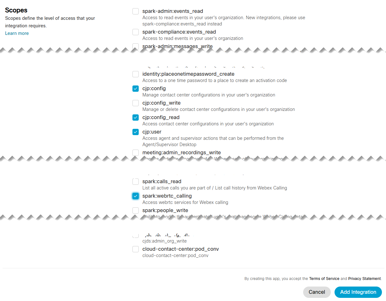OAuth App Scopes
